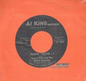 T-SHIRT - AL KING RECORDS - LARRY ELLIS AND THE BLACK HAMMER