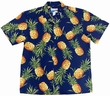 ORIGINAL HAWAIIHEMD - TROPICAL GOLD NAVY - WAIMEA CASUAL