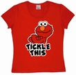 LOGOSHIRT - SEMSAME STRA�E - ELMO - GIRL SHIRT 