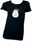 AMOS - HELLO POTATO - BLACK - GIRL SHIRT