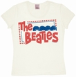 LOGOSHIRT - THE BEATLES - FOUR FRIENDS GIRL SHIRT CREME
