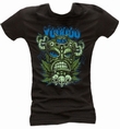 Tiki Totem black - Girl Shirt Modell: VBT261-blau