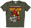 LOGOSHIRT - IRON MAN SHIRT - MARVEL - OLIV