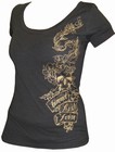 GIRL SHIRT - EDELWEISS & ENZIAN SCHWARZ