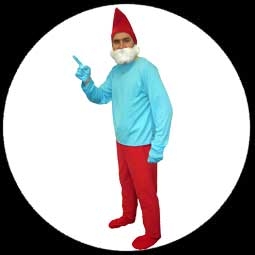 Papa Schlumpf Kost�m - Erwachsene - Klicken f�r gr�ssere Ansicht