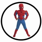 Spiderman Kinder Kost�m Deluxe - Muskelanzug