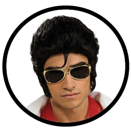 Elvis Deluxe Perücke - Klicken für grössere Ansicht