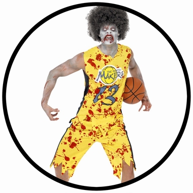 Zombie Basketball Spieler Kost�m - Klicken f�r gr�ssere Ansicht