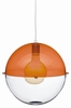 Pendel-Orion Lampe Orange - Klar - Koziol
