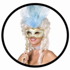 BAROCK STABMASKE HELLBLAU