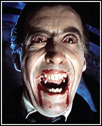 Christopher Lee als Dracula