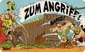 Frühstücksbrettchen - Asterix - Zum Angriff