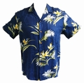 ORIGINAL HAWAIIHEMD - BAMBOO PARADISE - NAVY - PARADISE FOUND