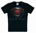 Kids Shirt - Superman Men of Steel Kinder Shirt