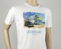 VW T1 BUS T-SHIRT - STRAND/WEISS