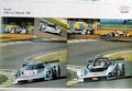 Original Audi Sport Poster. Le Mans 1999