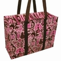 Schultertasche - Pink and Brown