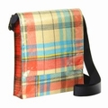 Vintage Plaid Schultertasche