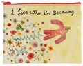 Zipper Tasche Blue Q - I Like Who I'm Becoming