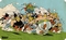  x FR�HST�CKSBRETTCHEN - ASTERIX - ANGRIFF ALLE