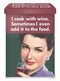  x KAFFEEDOSE - I COOK WITH WINE