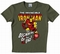  x LOGOSHIRT - IRON MAN SHIRT - MARVEL - OLIV