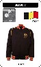  x BELGIEN RETRO TRAININGSJACKE SCHWARZ