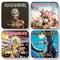  x IRON MAIDEN COASTER SET - 4 UNTERSETZER