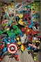  x MARVEL POSTER HERE COME THE HEROES