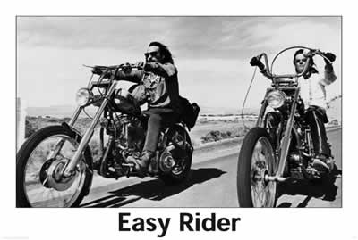 EASY RIDER POSTER - DENNIS HOPPER & PETER FONDA