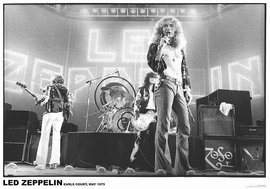 LED ZEPPELIN POSTER EARLS COURT, MAI 1975