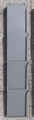Postkartenst�nder - hoch - grau - vier F�cher