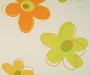 BLUMEN GR�N - RETRO-TAPETE