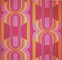 Francine Rot - Retro-Tapete